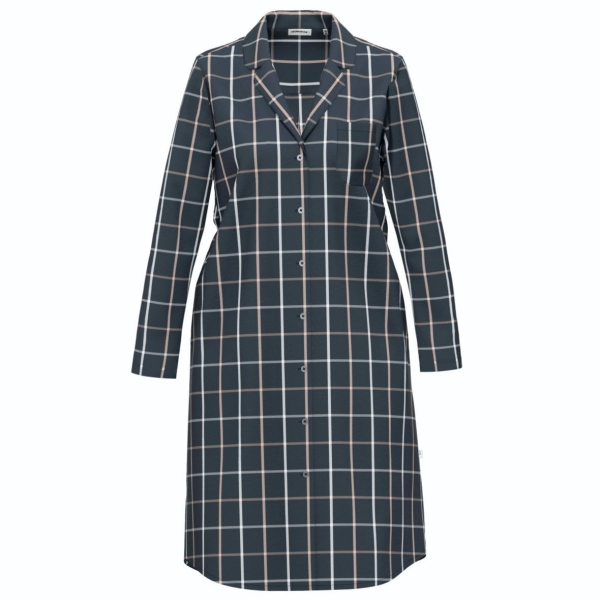 Seidensticker Damen langarm Nachthemd lang Nightwear