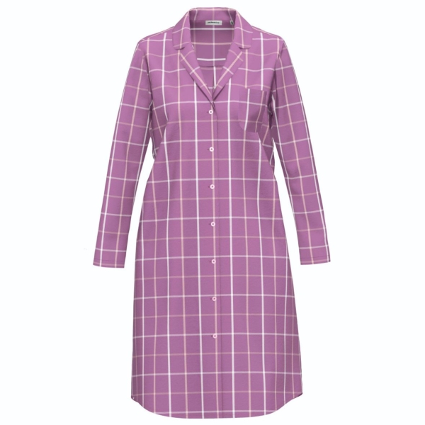 Seidensticker Damen langarm Nachthemd lang Nightwear
