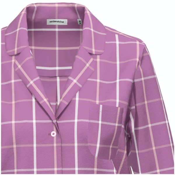 Seidensticker Damen langarm Nachthemd lang Nightwear