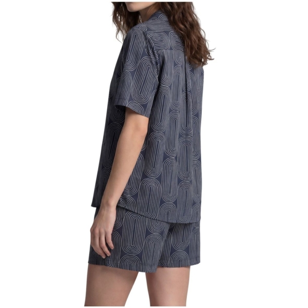 Seidensticker Damen kurzer Schlafanzug Nightwear Classic Pyjama kurz