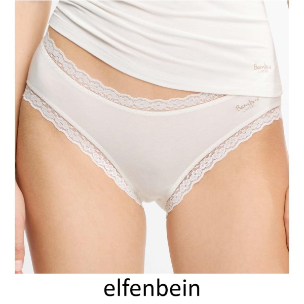 Speidel Damen Bikinislip mit Spitze Bambus Fashion