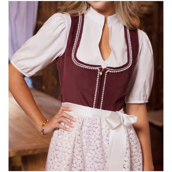 Nina von C. Dirndl-Bluse halbarm Susanne