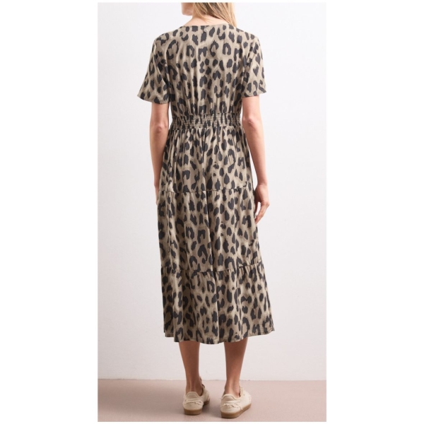 Street One Damen Sommerkleid mit Leo-Muster