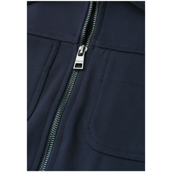 Street One Damen Jacke mit Zipper und Brusttaschen