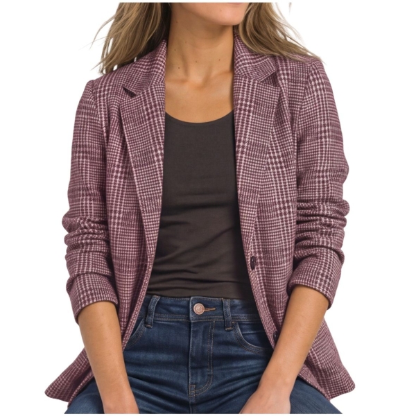 Street One Damen Blazer mit Karomuster