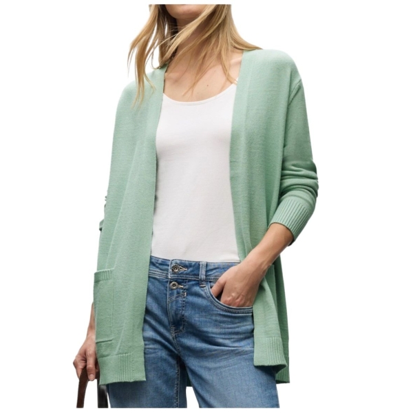 Street One Damen Strickjacke offener cosy Cardigan