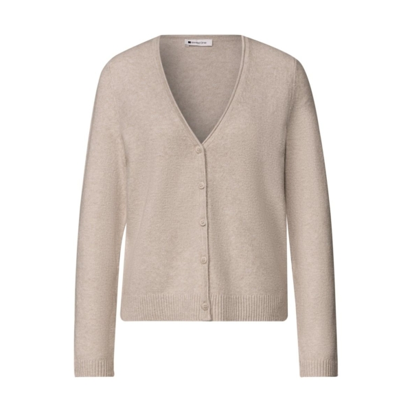 Cecil Damen Strickjacke mit V-Neck und Knopfleiste Cadigan
