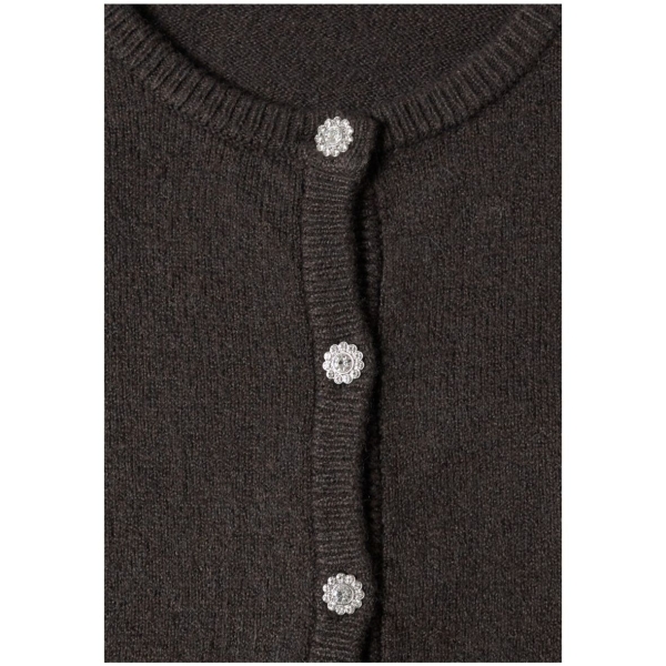 Street One Damen Cardigan mit Rundhals Strickjacke