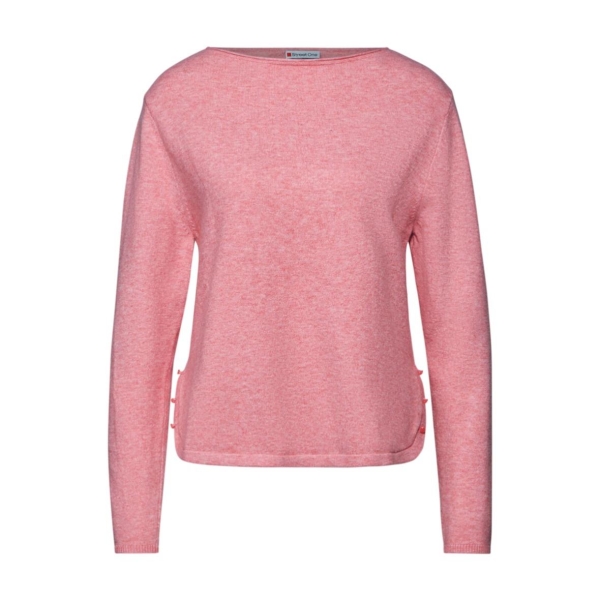 Street One Damen Pullover Schlitz-Detail