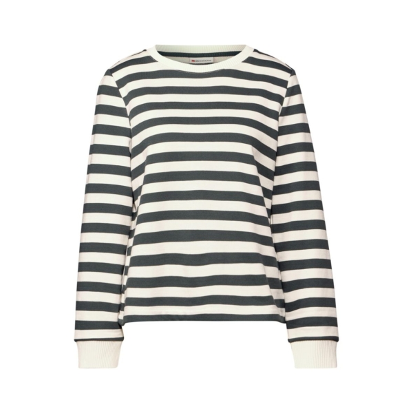 Street One Damen Sweatshirt gestreift