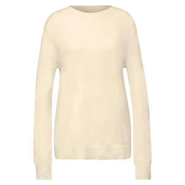 Street One Damen Pullover Rollkante