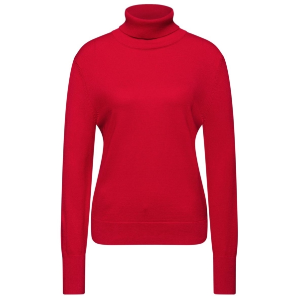 Street One Damen Pullover Rollkragen