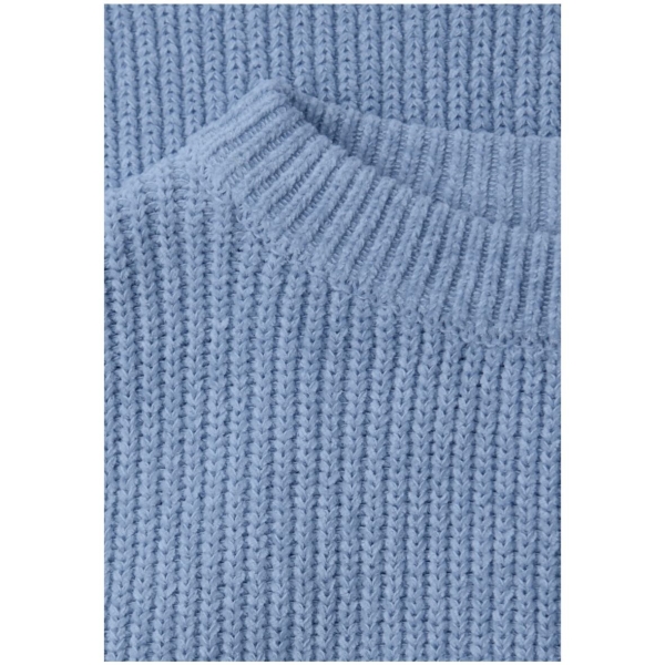 Street One Damen Pullover Chenille U-Boot-Ausschnitt