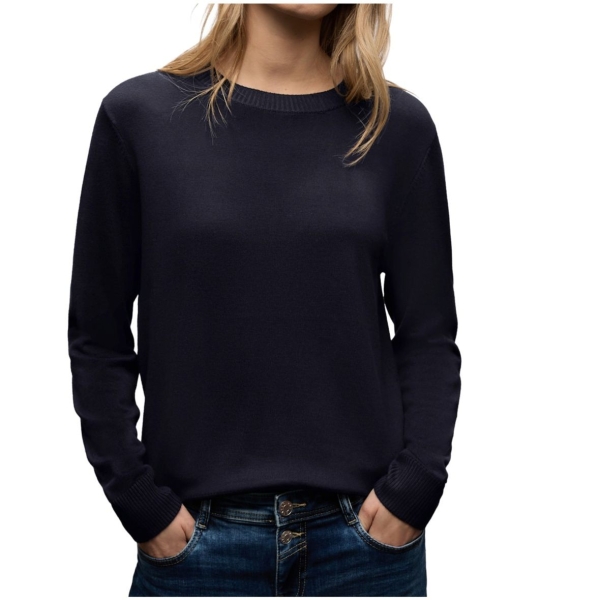 Street One Damen Pullover Basic Feinstrick
