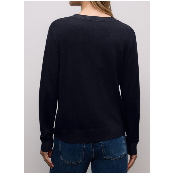 Street One Damen Pullover Basic Feinstrick