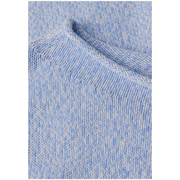 Street One Damen Pullover Two‑Tone Melange‑Optik