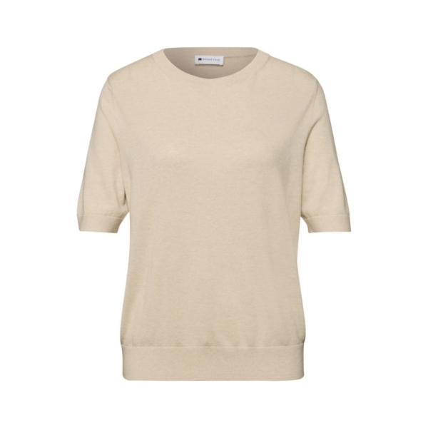 Street One Damen kurzarm Strickpullover Rundhals