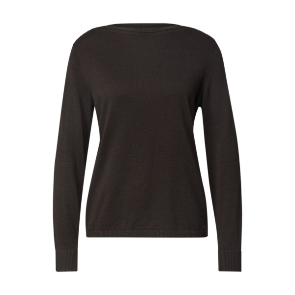 Street One Damen Feinstrickpullover Basic mit U-Boot-Ausschnitt