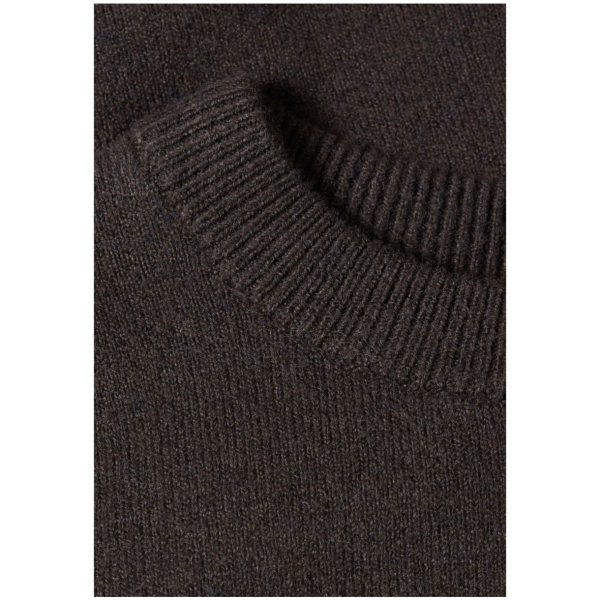 Street One Damen Feinstrickpullover mit Raffung