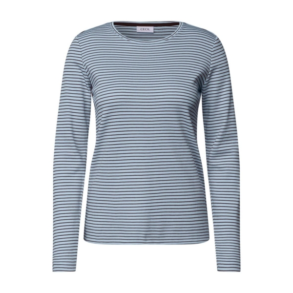 Cecil Damen langarm Shirt mit Streifenmuster