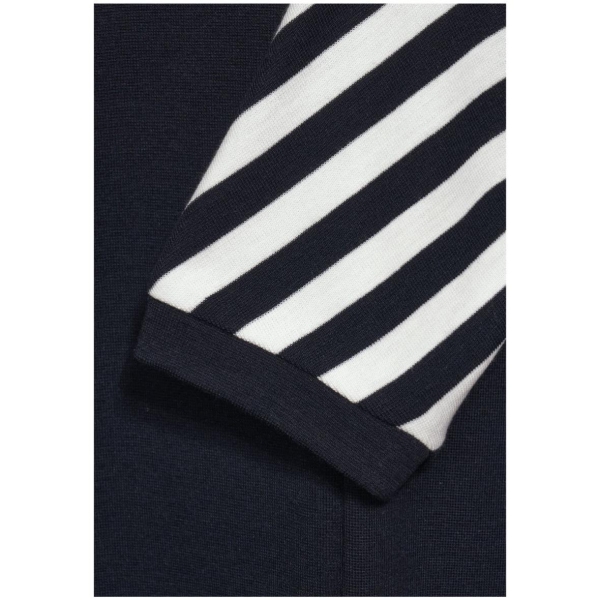 Street One Damen Shirt Uni Streifenmix