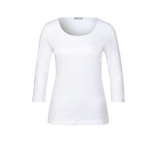 Street One Online-Shop Arm Uni Shirt 3/4 Siemers - Damen