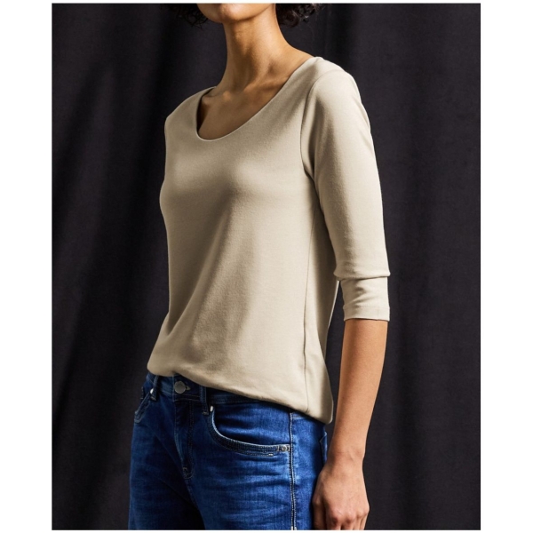 Street One Damen Shirt 3/4 Arm Uni