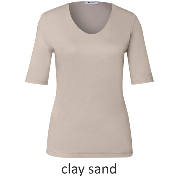 Street One Damen 1/2 Arm Shirt Basic Palmira