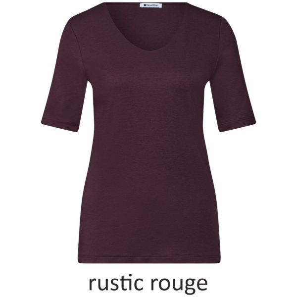 Street One Damen 1/2 Arm Shirt Basic Palmira
