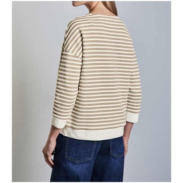 Street One Damen 3/4 Arm Shirt gestreift
