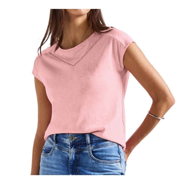 Street One Damen Shirt mit Dekotape