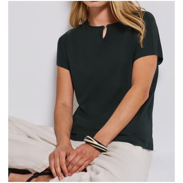 Street One Damen T-Shirt mit Cut-Out