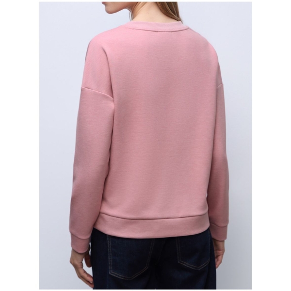 Street One Damen langarm Shirt mit Ripp-Detail