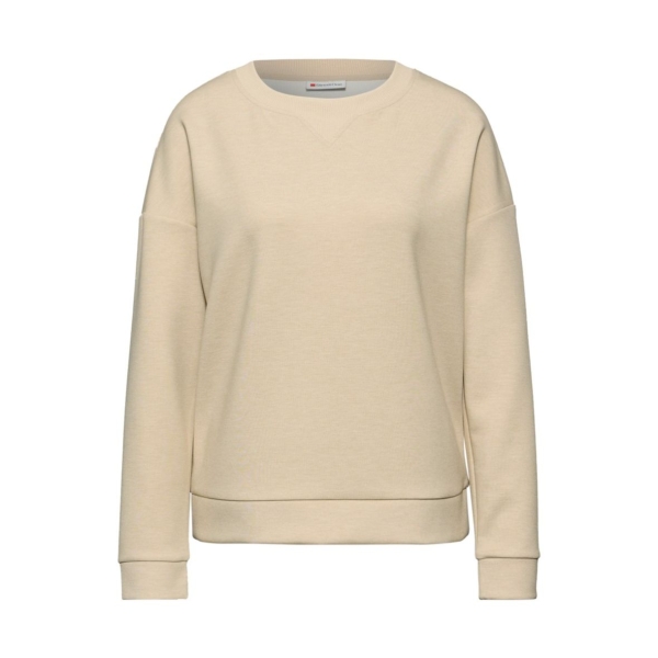 Street One Damen langarm Shirt mit Ripp-Detail