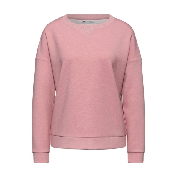 Street One Damen langarm Shirt mit Ripp-Detail