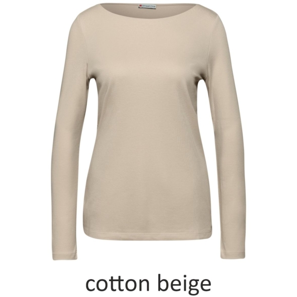 Street One Damen langarm Shirt Basic Lanea