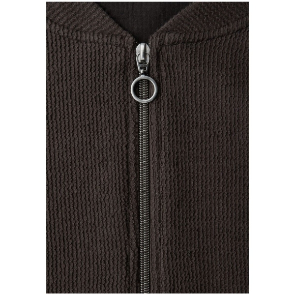 Street One Damen Blouson mit Zipper Strukturjacke
