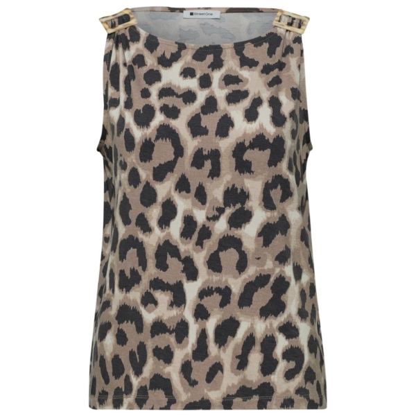 Street One Damen Trägertop mit Leo-Muster