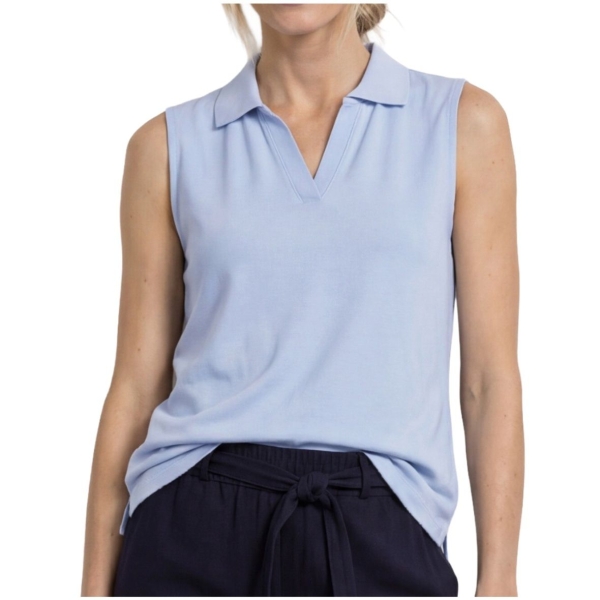 Street One Damen Top in Rippstruktur mit Polokragen