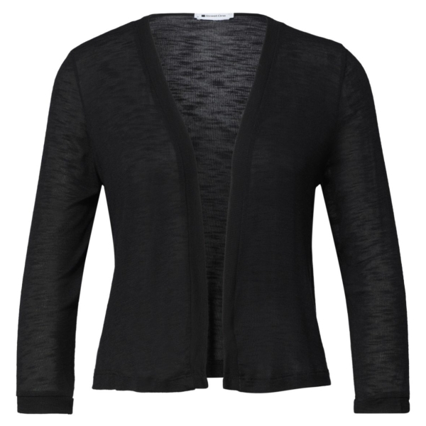 Street One Damen 3/4-Arm Jacke offene Passform