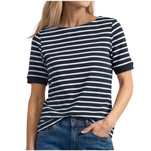 Street One Damen T-Shirt mit Boat Neck