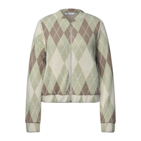 Street One Damen Blouson mit Karomuster