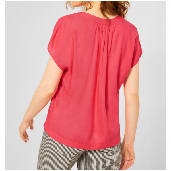 Street One Damen 1/2 Arm Bluse Soft Uni
