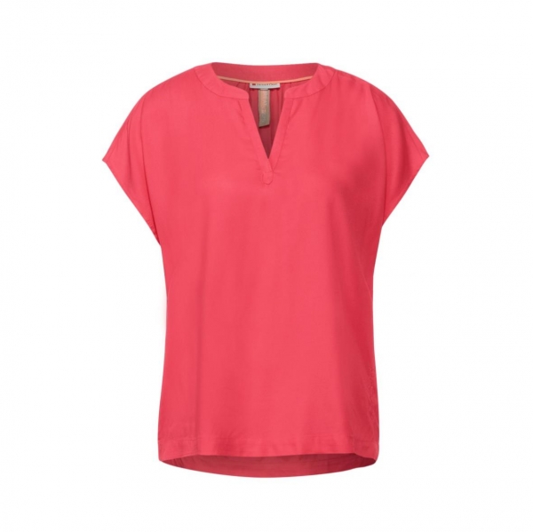 Street One Damen 1/2 Arm Bluse Soft Uni