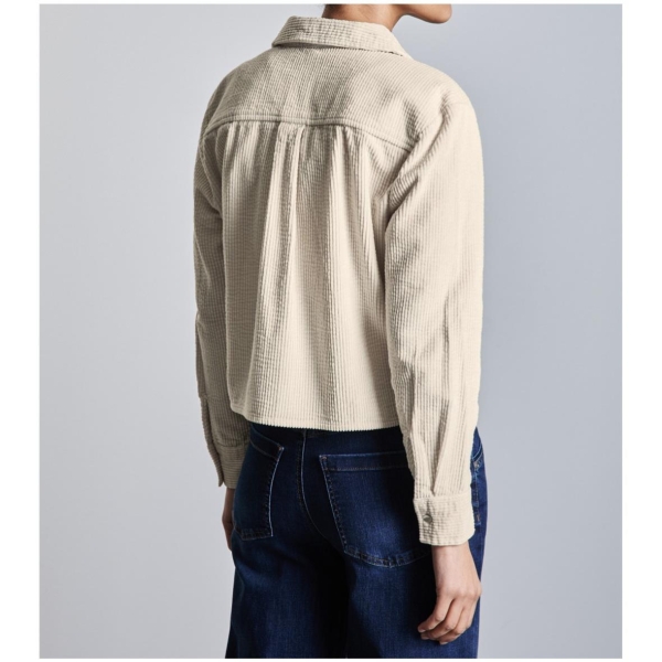 Street One Damen Bluse Cordbluse mit Knopfleiste