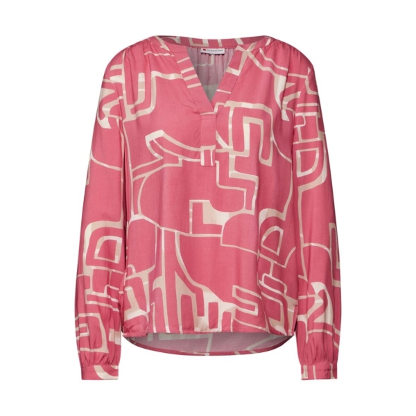 Street One Damen 1/1 Arm Bluse Bedruckte Tunika