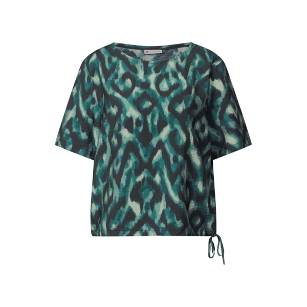 Street One Damen 1/2 Arm Bluse mit Print