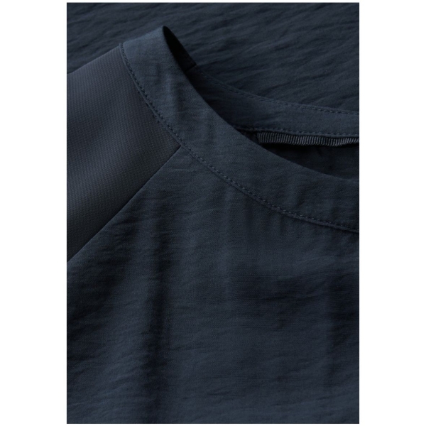 Street One Damen 1/4 Arm Bluse Mesh-Details Blusenshirt