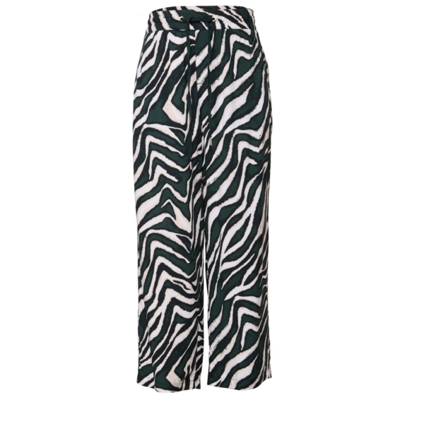 Street One Damen Hose Wide Leg Muster
