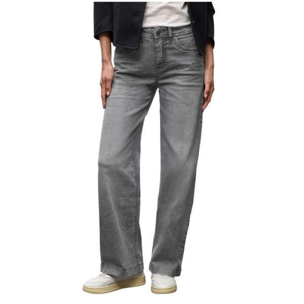 Street One Damen Wide Leg Jeans High Waist